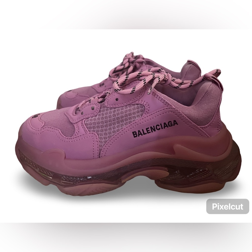 Balenciaga Triple S Clear Sole Shoes